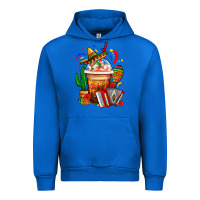 Mexican Frappe With Cactus Sombrero And Maracas Urban Hoodie | Teevron