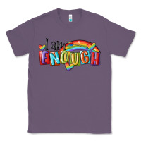 Lavender i am enough lgbt Classic Tee - MaliasSmallBusiness