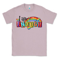 Lilac i am enough lgbt Classic Tee - MaliasSmallBusiness
