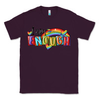 Plum i am enough lgbt Classic Tee - MaliasSmallBusiness