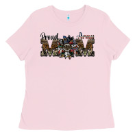 Bubblegum Pink proud army mom Ladies Tee - SublimationCraftShop