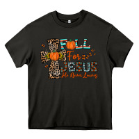 Asphalt fall for jesus he never leaves Heavy Core Tee - CowhideDigitalArt