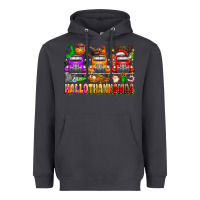 Smoke Hallothanksmas trucks Heavyweight Hoodie - texasbilliewilder