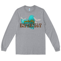 Heather Grey perfectly imperfect Long Sleeve Tee - NancyCooperArtShop