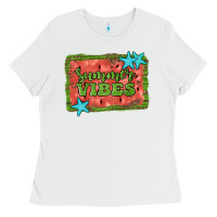 White summer vibes watermelon Ladies Tee - JahusDesignShop