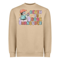 Mushroom death by book hangover Heavyweight Sweatshirt - MaliasSmallBusiness