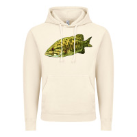 Vintage Artic Smallmouth Bass Fish Illustrations Vintage Hoodie - LillyAllenDesigns