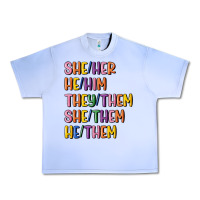 Grape Ice lgbtq pronouns Urban Heavy Tee - MaliasSmallBusiness
