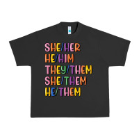 Pigment Black lgbtq pronouns Urban Heavy Tee - MaliasSmallBusiness