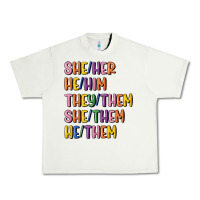 Pistachio lgbtq pronouns Urban Heavy Tee - MaliasSmallBusiness
