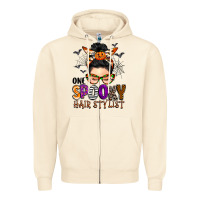 Sandshell one spooky hair stylist Zipper Hoodie - BarkalooDesign