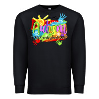 Black Autism accept understand love Premium Sweatshirt - NancyCooperArtShop