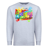 Heather Grey Autism accept understand love Premium Sweatshirt - NancyCooperArtShop