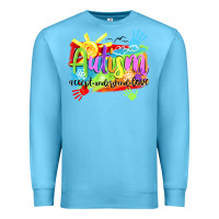 Ocean Blue Autism accept understand love Premium Sweatshirt - NancyCooperArtShop