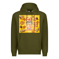Army Green pumpkin pie and family Premium Hoodie - TumblerDesignByShophia