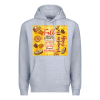 Heather Grey pumpkin pie and family Premium Hoodie - TumblerDesignByShophia