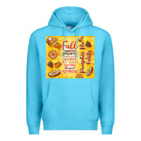Ocean Blue pumpkin pie and family Premium Hoodie - TumblerDesignByShophia