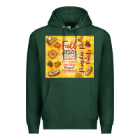 Sports Green pumpkin pie and family Premium Hoodie - TumblerDesignByShophia