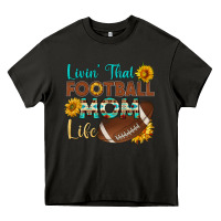 Asphalt livin' that football mom life Heavy Core Tee - HRA Design Shop