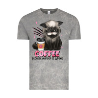 Cloud Rock coffee because murder is wrong grumpy cat Vintage Tee - JahusDesignShop