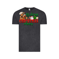 Vintage Black Baking Christmas cheer Vintage Tee - NancyCooperArtShop