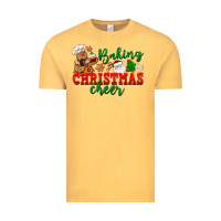 Vintage Mustard Baking Christmas cheer Vintage Tee - NancyCooperArtShop