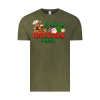 Vintage Olive Baking Christmas cheer Vintage Tee - NancyCooperArtShop