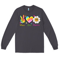 Smoke peace love happiness Long Sleeve Tee - NancyCooperArtShop