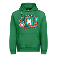 Emerald Dentist Coffee Urban Hoodie - FaDigitalArtStudio