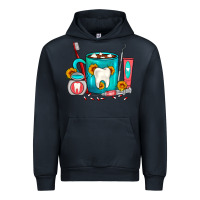 Navy Dentist Coffee Urban Hoodie - FaDigitalArtStudio