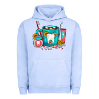Pigment Grape Ice Dentist Coffee Urban Hoodie - FaDigitalArtStudio