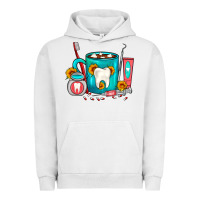 Pigment Lunar Rock Dentist Coffee Urban Hoodie - FaDigitalArtStudio