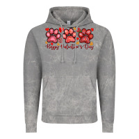 Cloud Rock happy valentines day paws Vintage Hoodie - NancyCooperArtShop