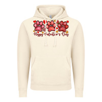 Vintage Artic happy valentines day paws Vintage Hoodie - NancyCooperArtShop