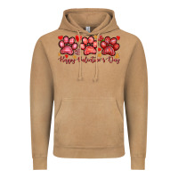 Vintage Camel happy valentines day paws Vintage Hoodie - NancyCooperArtShop