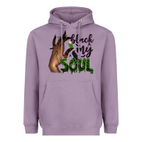 Lavender Black my soul Heavyweight Hoodie - NancyCooperArtShop