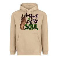 Mushroom Black my soul Heavyweight Hoodie - NancyCooperArtShop