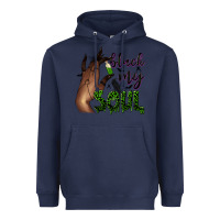 Navy Black my soul Heavyweight Hoodie - NancyCooperArtShop