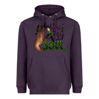 Plum Black my soul Heavyweight Hoodie - NancyCooperArtShop