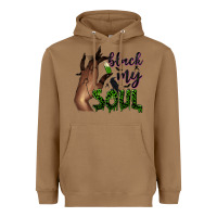 Black My Soul Heavyweight Hoodie | Teevron