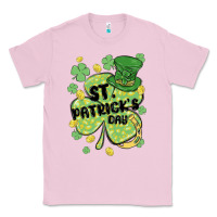 Bubblegum Pink st. patrick's day shamrock Classic Tee - MaliasSmallBusiness