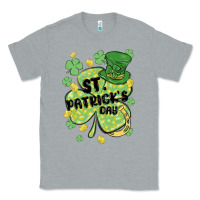 Heather Grey st. patrick's day shamrock Classic Tee - MaliasSmallBusiness
