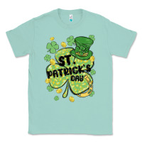 Seafoam st. patrick's day shamrock Classic Tee - MaliasSmallBusiness