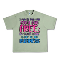Oil Green 2 places you can stay for free in your lane and ou Urban Heavy Tee - MaliasSmallBusiness