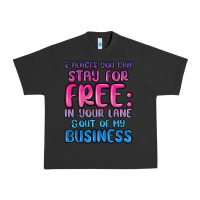 Pigment Black 2 places you can stay for free in your lane and ou Urban Heavy Tee - MaliasSmallBusiness