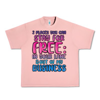 Salmon 2 places you can stay for free in your lane and ou Urban Heavy Tee - MaliasSmallBusiness