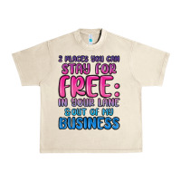 Sandshell 2 places you can stay for free in your lane and ou Urban Heavy Tee - MaliasSmallBusiness