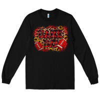 Black game day football Long Sleeve Tee - JahusDesignShop
