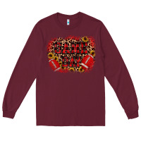 Burgundy game day football Long Sleeve Tee - JahusDesignShop