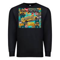 Black school bus Premium Sweatshirt - texasbilliewilder
